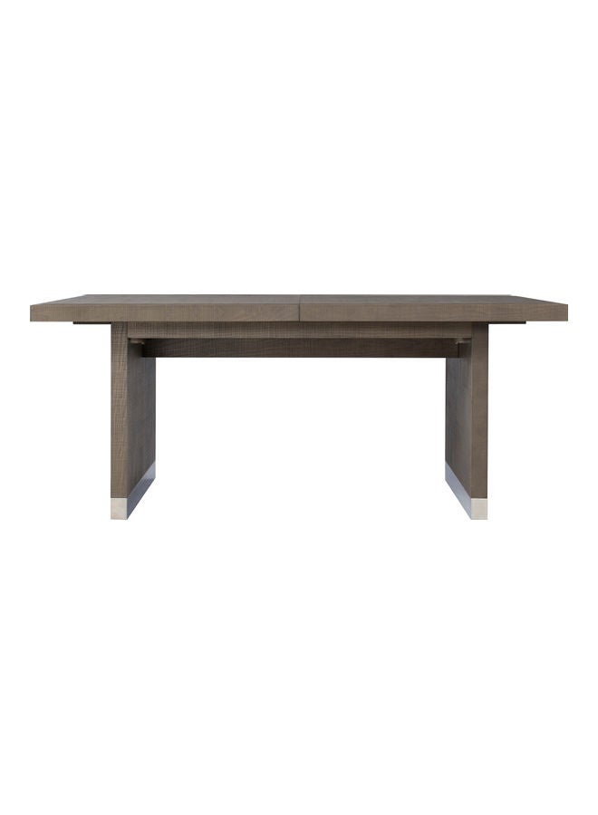 ebb & flow - Dining Table Luxurious - 8 Seater - Dining Table - Grey Wood Rectangular Dining Table - Grey 183x76x102cm - Image 1