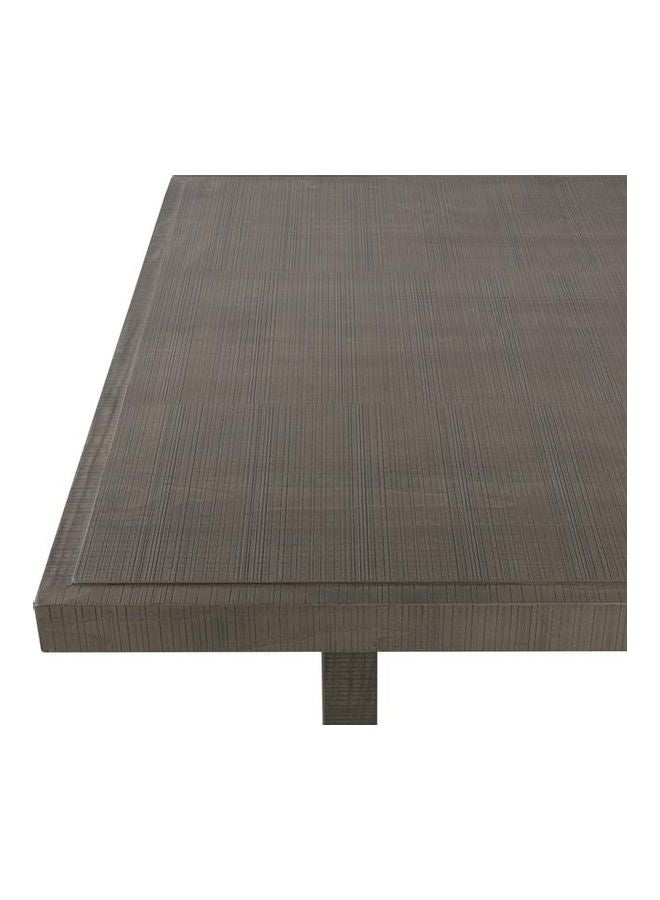 ebb & flow - Dining Table Luxurious - 8 Seater - Dining Table - Grey Wood Rectangular Dining Table - Grey 183x76x102cm - Image 1