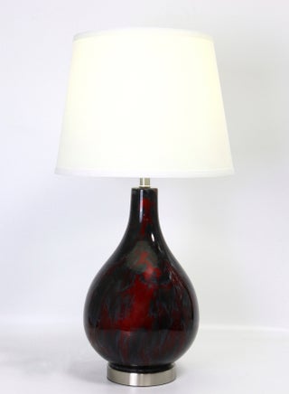 Modern Design Glass Table Lamp Unique Luxury Quality Material for the Perfect Stylish Home RS-N71009-A Red/Black 13 x 24.5 - v1647530052/N44586543A_1