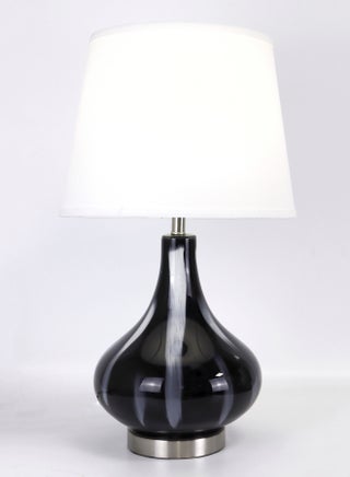 Modern Design Glass Table Lamp Unique Luxury Quality Material for the Perfect Stylish Home RS-N71009-D Blue/White 13 x 22.5 - v1647530052/N44586546A_1