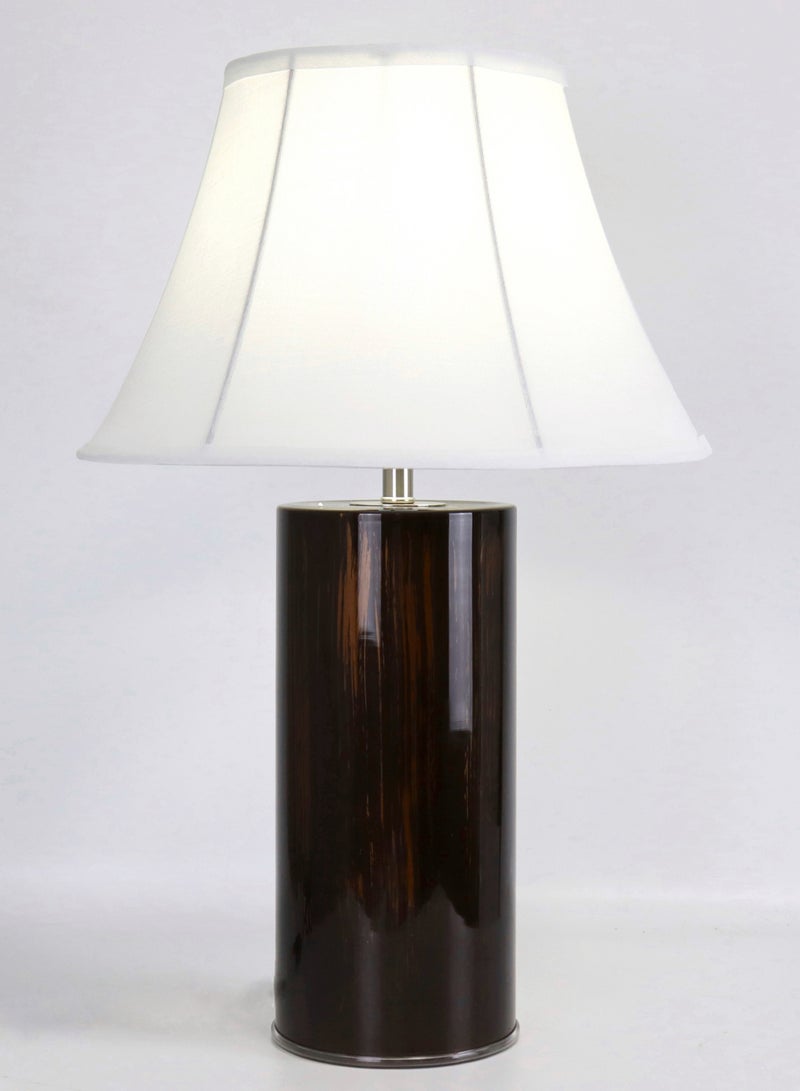 ebb & flow Modern Design Glass Table Lamp Unique Luxury Quality Material for the Perfect Stylish Home RSN71011-B Gold/Brown 15.16 x 24  - Image 1