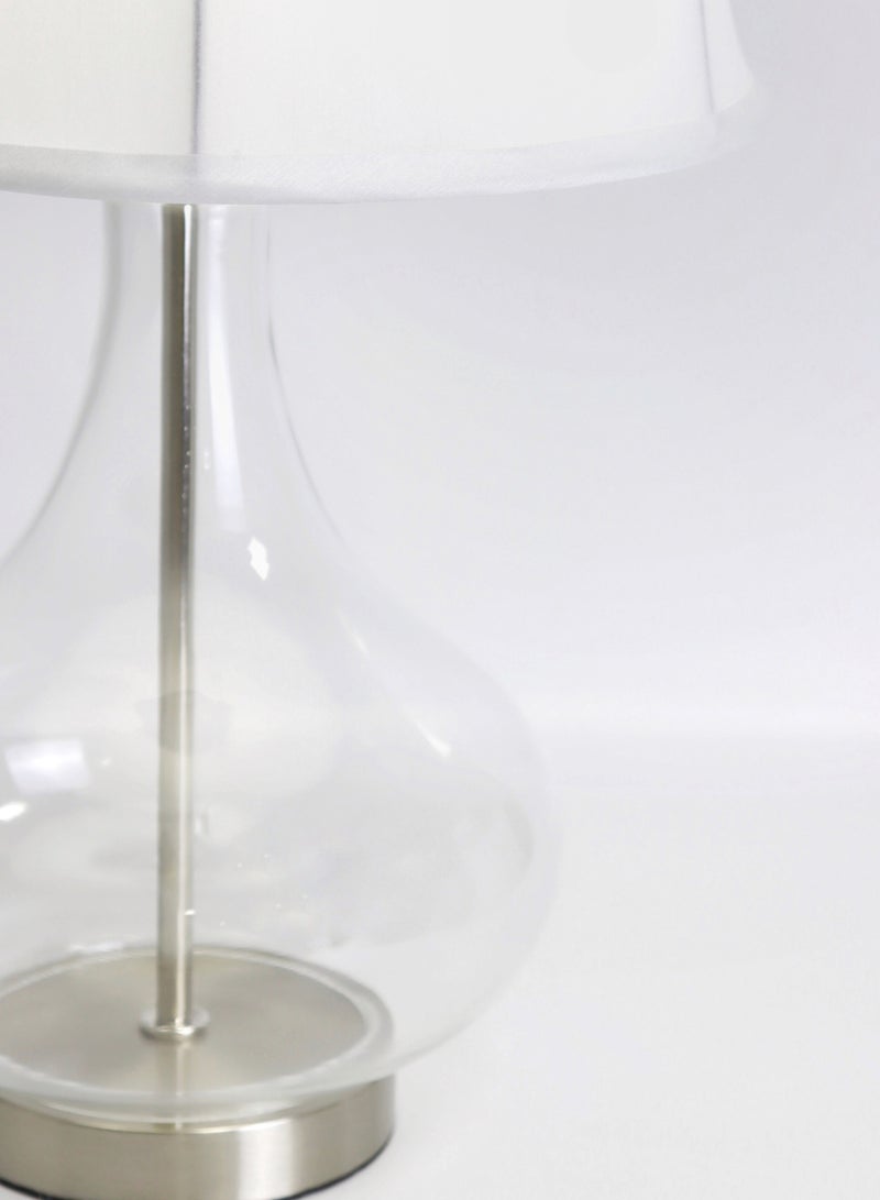 Switch - Modern Design Glass Table Unique Luxury Quality Material for the Perfect Stylish Home RSN71012 Clear 13 x 22.5 Clear 13 x 22.5inch - Image 1