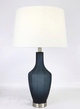 Modern Design Glass Table Lamp Unique Luxury Quality Material for the Perfect Stylish Home RSN71020 Blue 15 x 25.5 - v1647530059/N44586560A_1