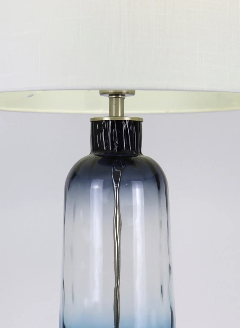 Switch Modern Design Glass Table Lamp Unique Luxury Quality Material for the Perfect Stylish Home RSN71031 Blue 17 x 27