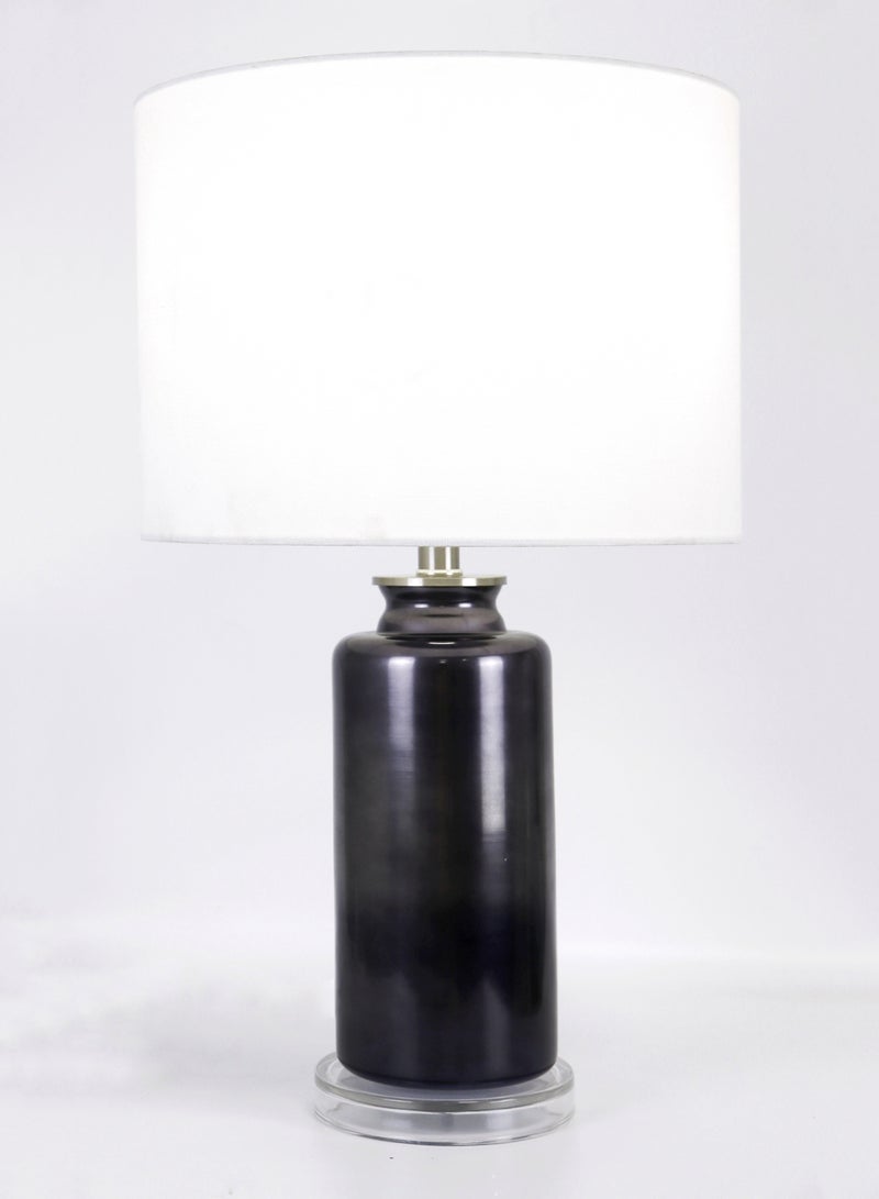 Modern Design Glass Table Lamp Unique Luxury Quality Material for the Perfect Stylish Home RSN71035 Deep Grey 14 x 23.5 - v1647530066/N44586575A_1