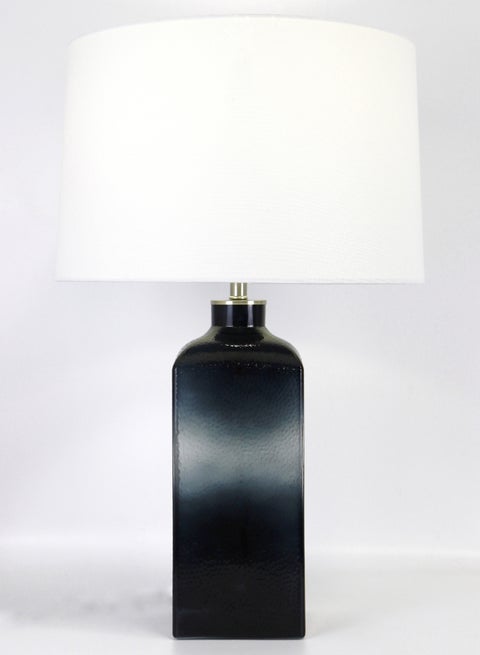 Modern Design Glass Table Lamp Unique Luxury Quality Material for the Perfect Stylish Home RSN71038 Blue 16 x 25.5