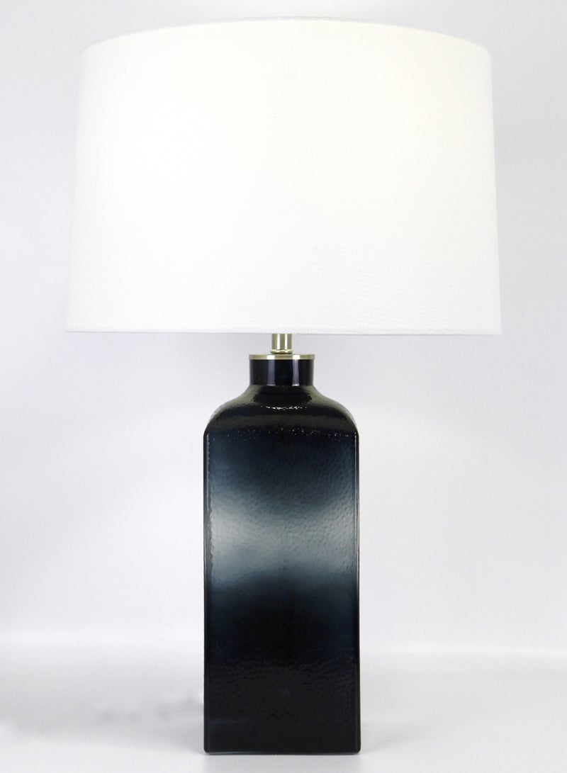 ebb & flow - Modern Design Glass Table Lamp Unique Luxury Quality Material for the Perfect Stylish Home RSN71038 Blue 16 x 25.5 - Image 1