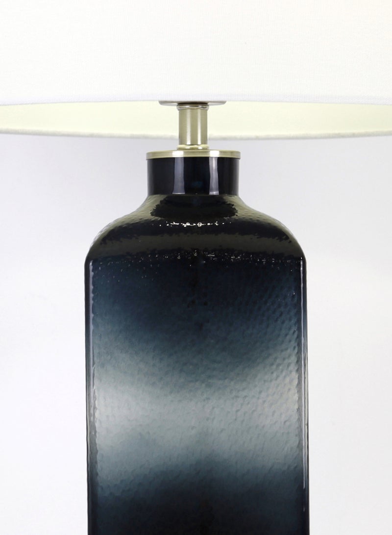 ebb & flow - Modern Design Glass Table Lamp Unique Luxury Quality Material for the Perfect Stylish Home RSN71038 Blue 16 x 25.5 - Image 1