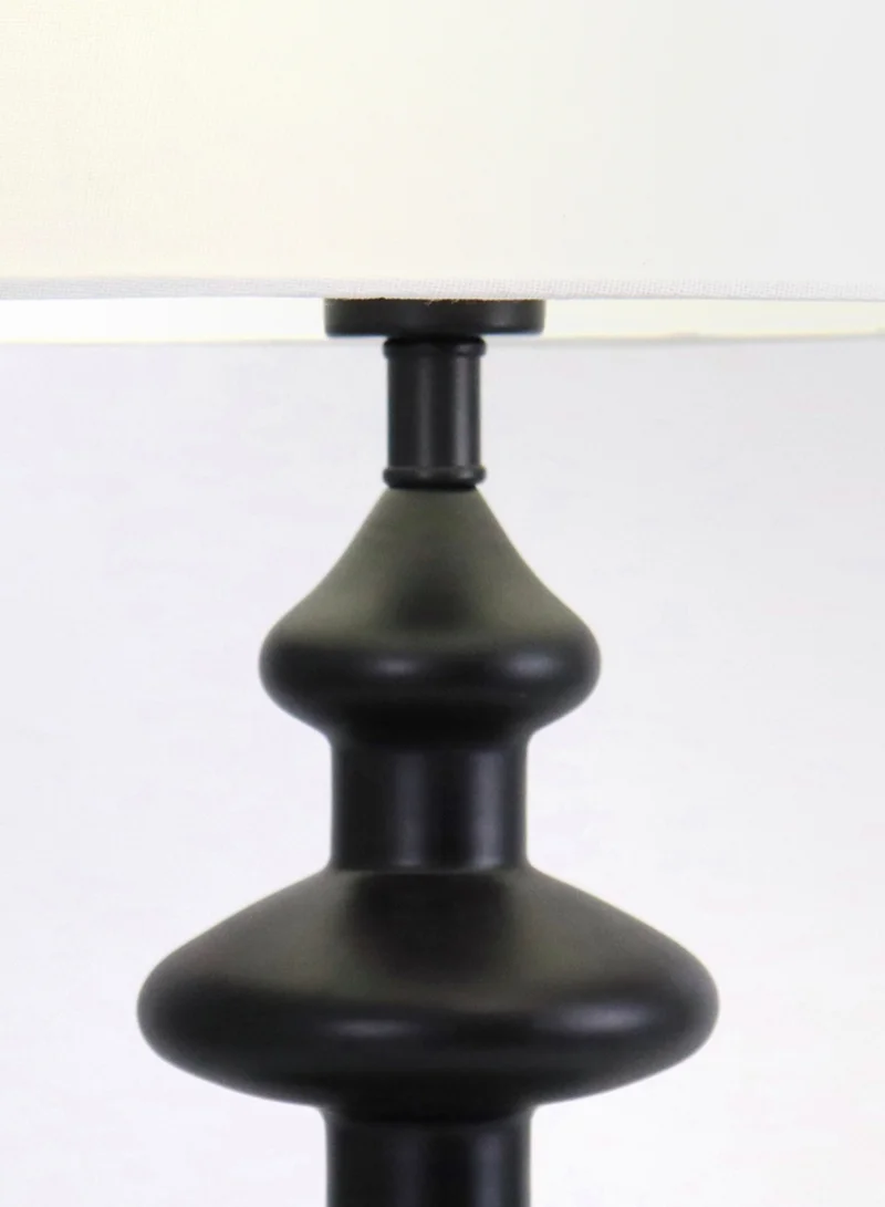ebb & flow Modern Design Glass Table Lamp Unique Luxury Quality Material for the Perfect Stylish Home RSN71048 Black 11.8 x 24.4