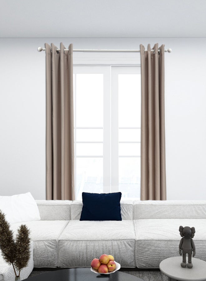 Switch - Ball Single Extendable Window Curtain Rod Set Unique Quality Curtains Pole and Rod to Suit your Curtain Collections Matt White 160/300cm - Image 1