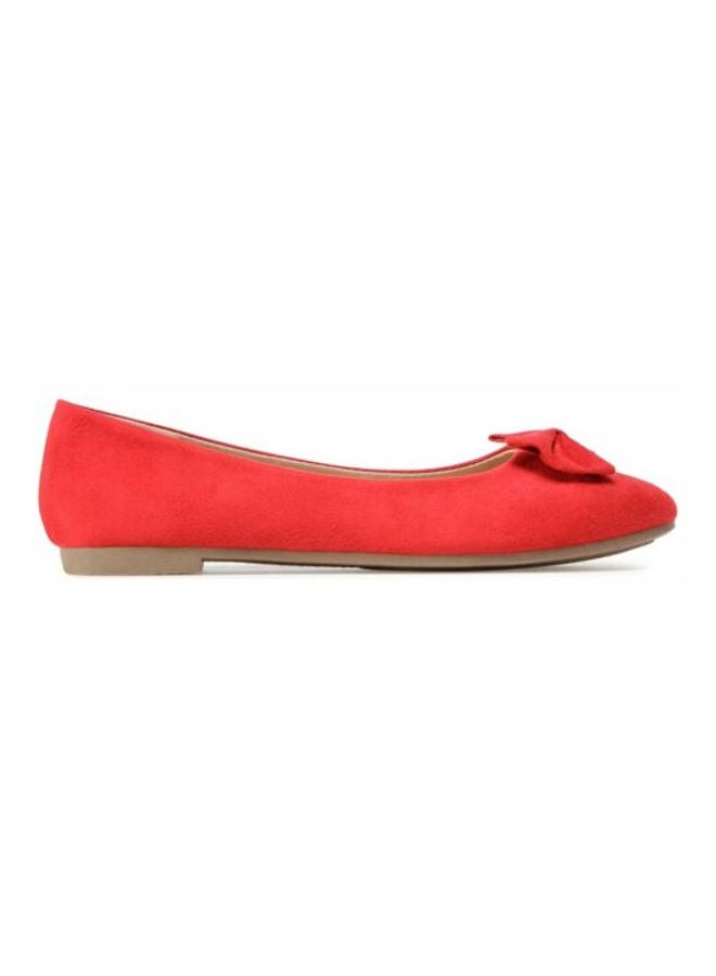 Jenny Fairy - Stylish Comfortable Slip On Ballerina Red - Image 1