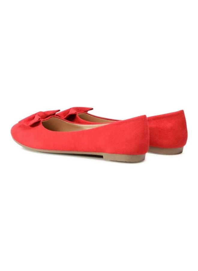 Jenny Fairy - Stylish Comfortable Slip On Ballerina Red - Image 1