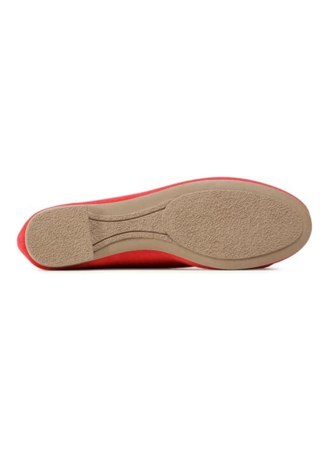 Jenny Fairy - Stylish Comfortable Slip On Ballerina Red - Image 1