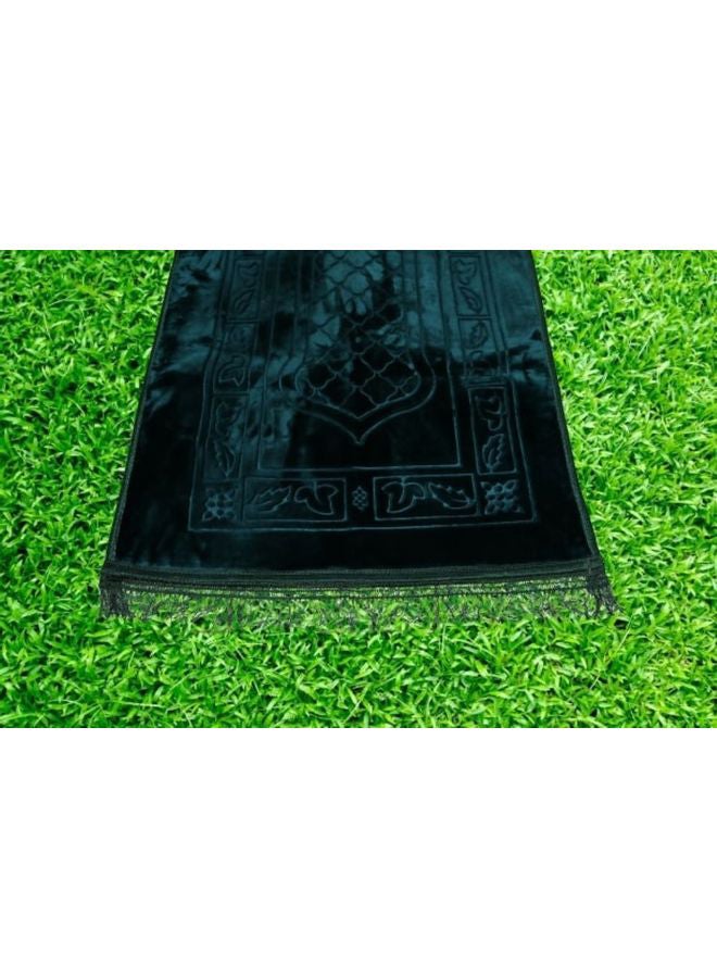 Rosh Soft Velvet Prayer Mat Green  - Image 3