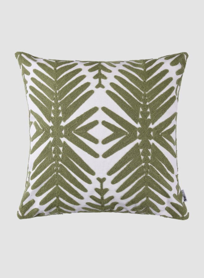 Switch Embroidered Cushion, Unique Luxury Quality Decor Items for the Perfect Stylish Home Green CUS053 - Image 1