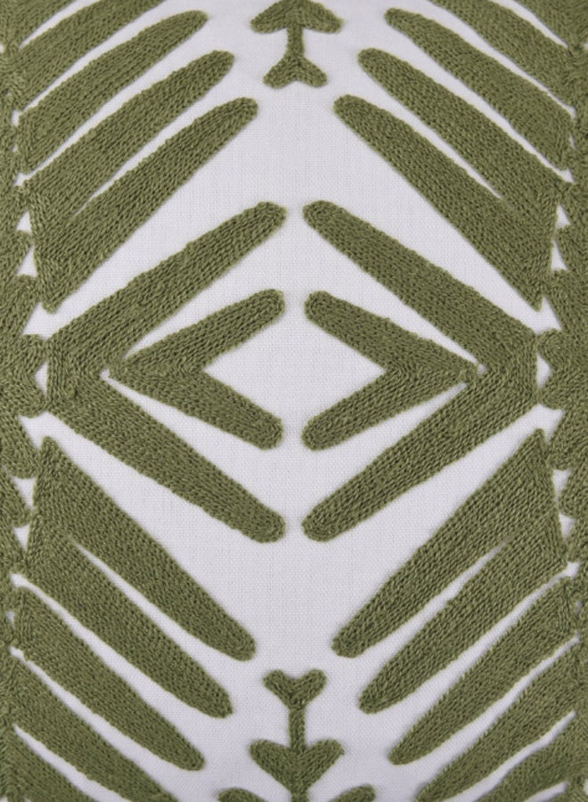 Switch Embroidered Cushion, Unique Luxury Quality Decor Items for the Perfect Stylish Home Green CUS053 - Image 3