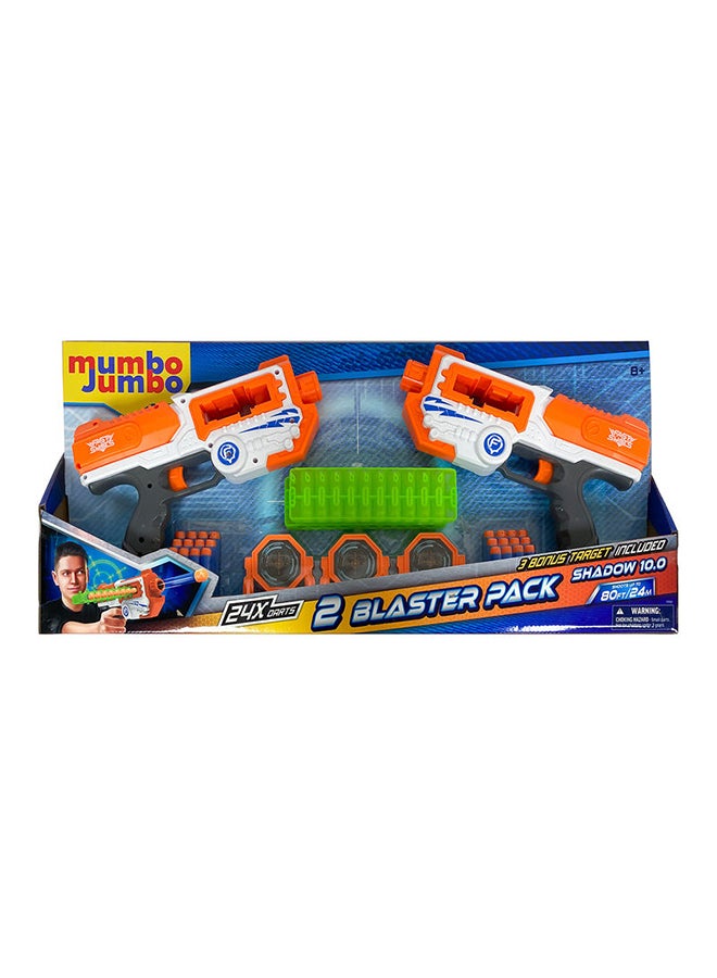 mumbo Jumbo - Missile launcher Foam blaster 2 Pcs set With 12 Foam Darts And 2 Targets - Image 1