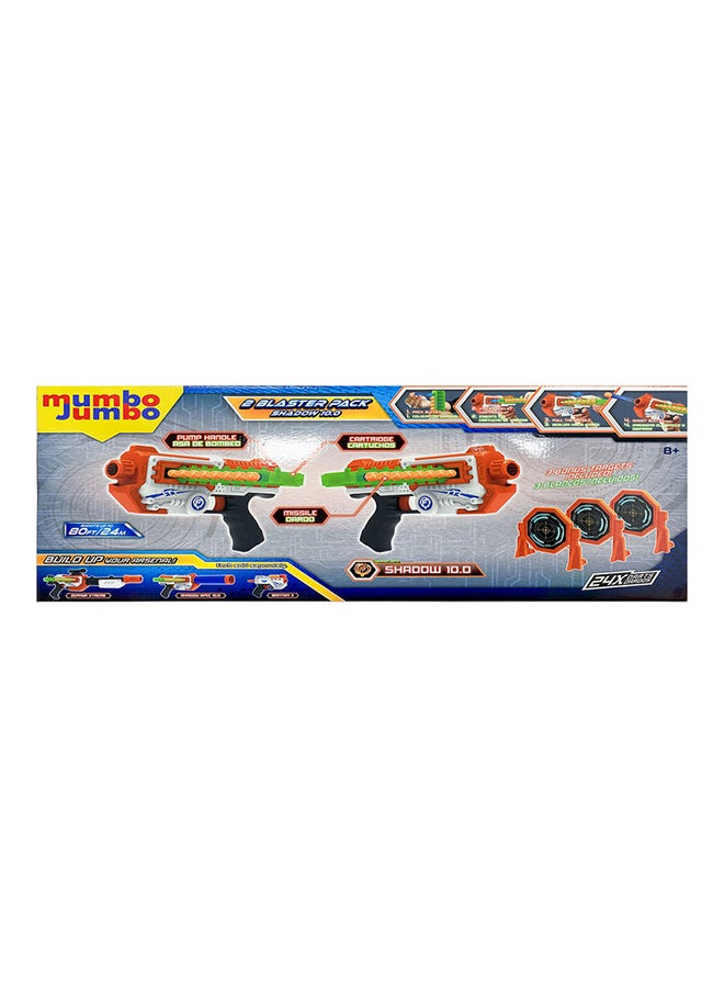 mumbo Jumbo - Missile launcher Foam blaster 2 Pcs set With 12 Foam Darts And 2 Targets - Image 1