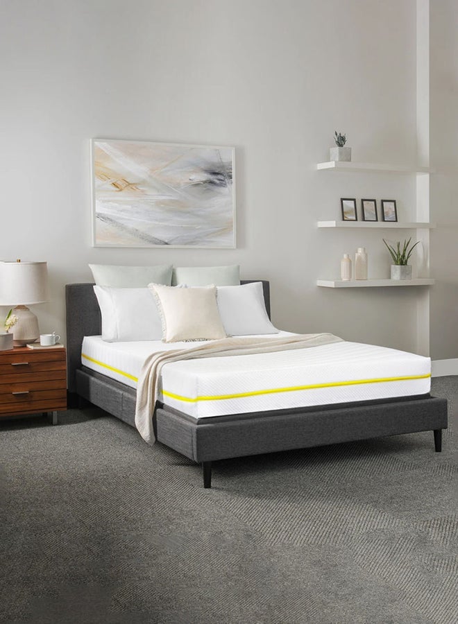 Switch - Bed Mattress - King Size Bed 180 X 200 X 12 - Foam Filled Beige - Bedroom Furniture Foldable Mattress Beige 180 x 200 x 12cm - Image 1