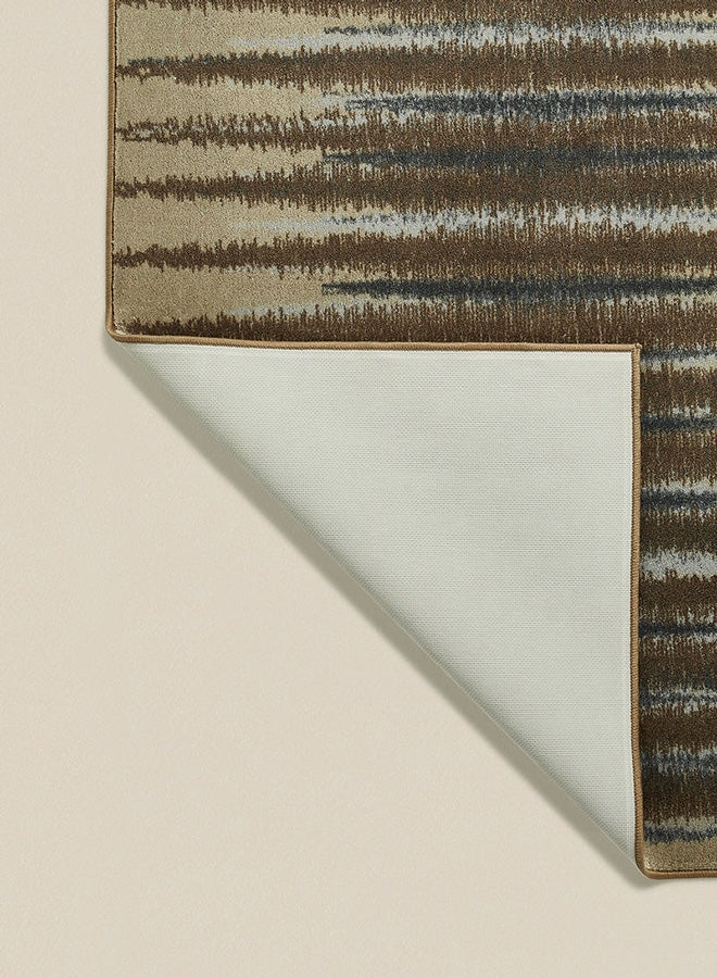 Noon East - Polysilk Living Room Rug Carpet Design 4 Multicolour 160 x 240cm - Image 1