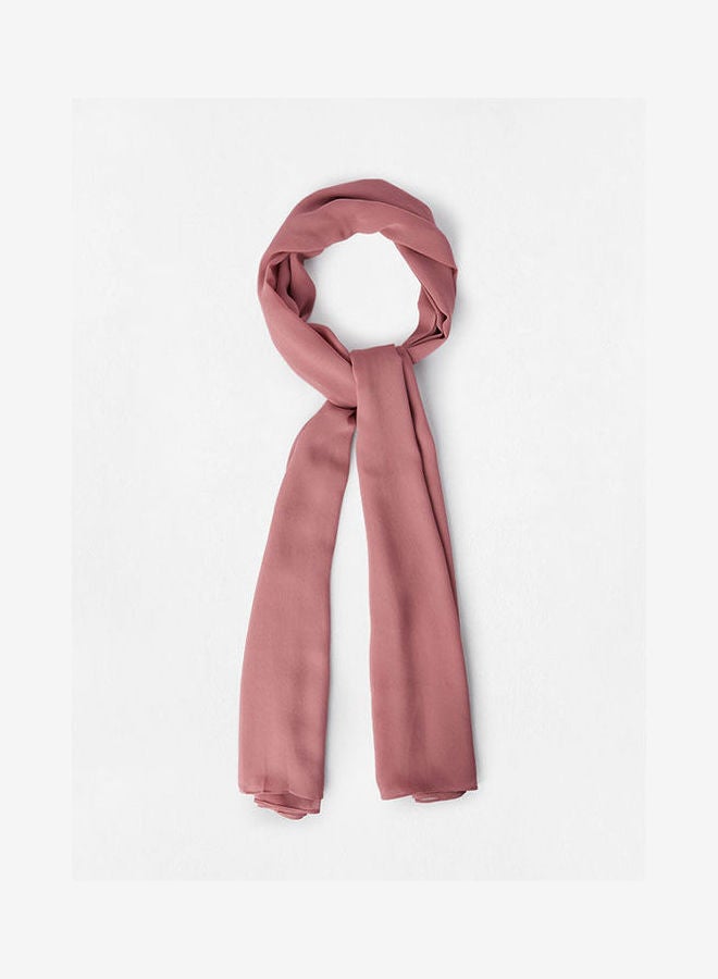 Scarf Collections Solid Chiffon Scarf And Shawl Rosy Brown  - Image 2
