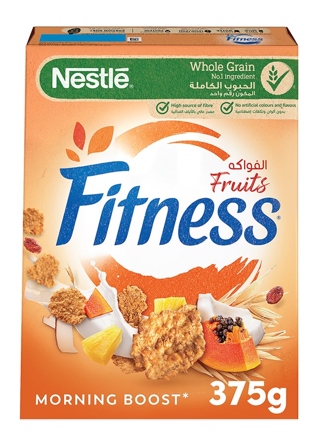 فيتنس حبوب إفطار بالفاكهة 375جرام - Image 1