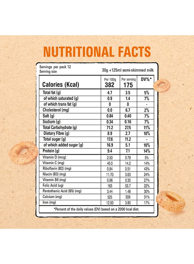 Cheerios - Multi Whole Grains Breakfast Cereal 375grams - Image 1