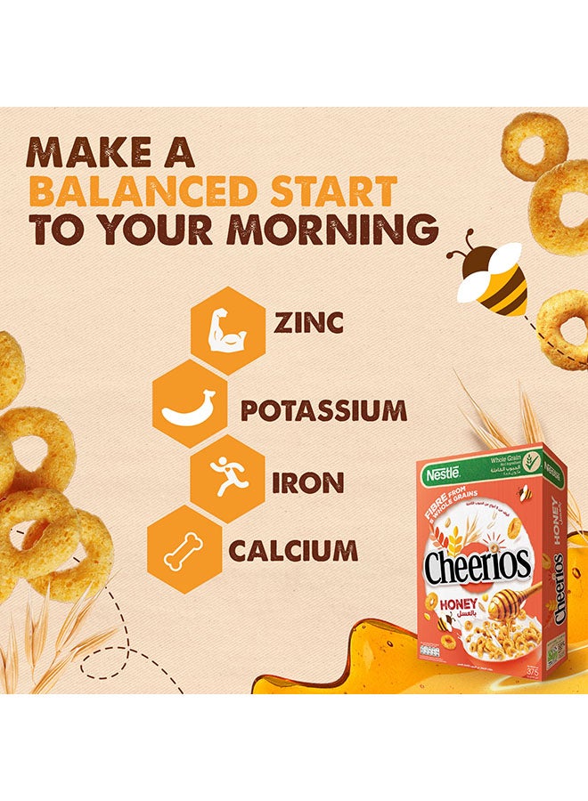 Cheerios Honey Cheerio's Breakfast Cereal 375grams  - Image 3