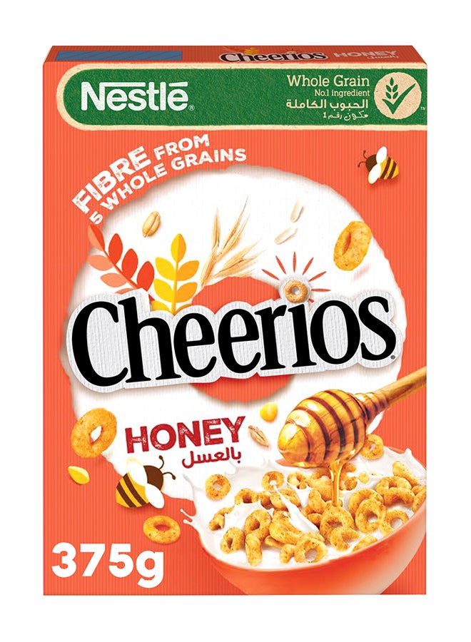 Cheerios Honey Cheerio's Breakfast Cereal 375grams  - Image 1
