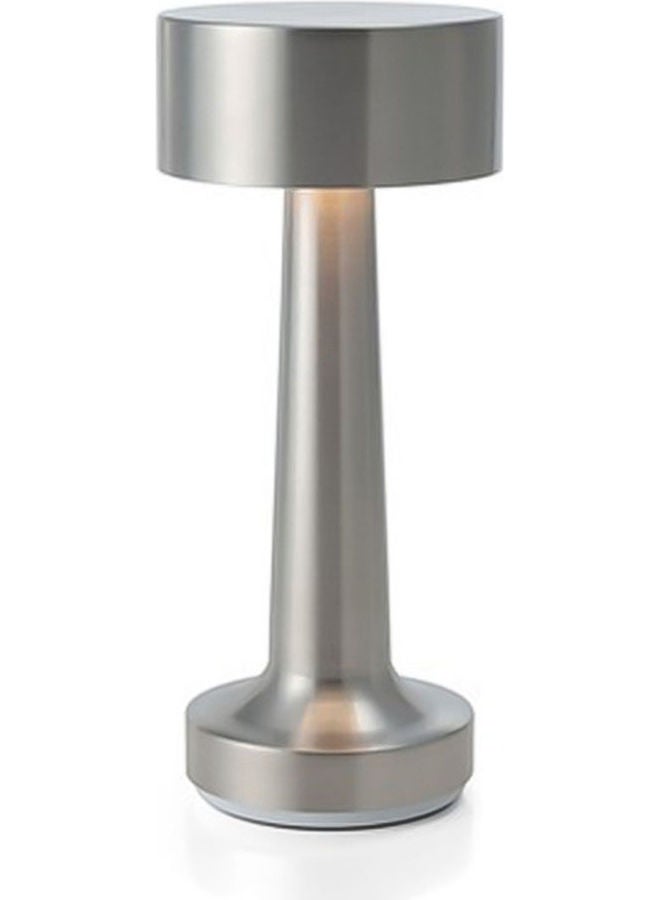 Arabest - Retro Outdoor Restaurant Table Dumbbell Lamp Silver 8cm - Image 1