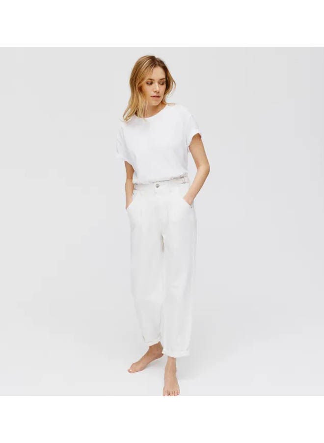 promod Oscar High-Waist Jeans White - Image 1