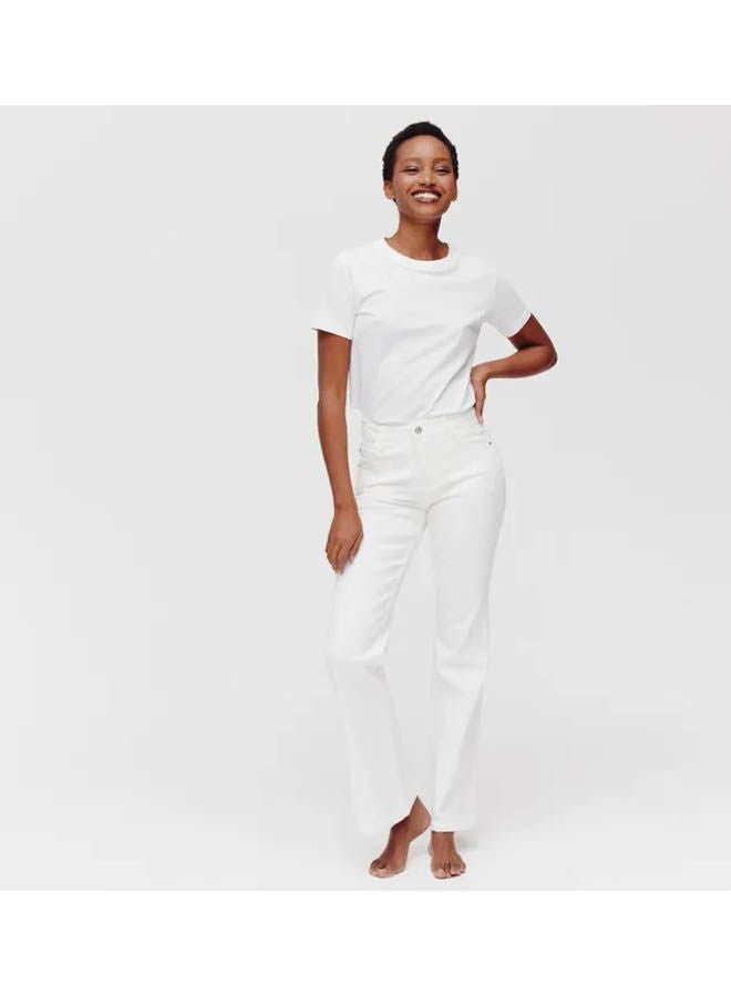 promod Eugene Flared Jeans White - Image 2