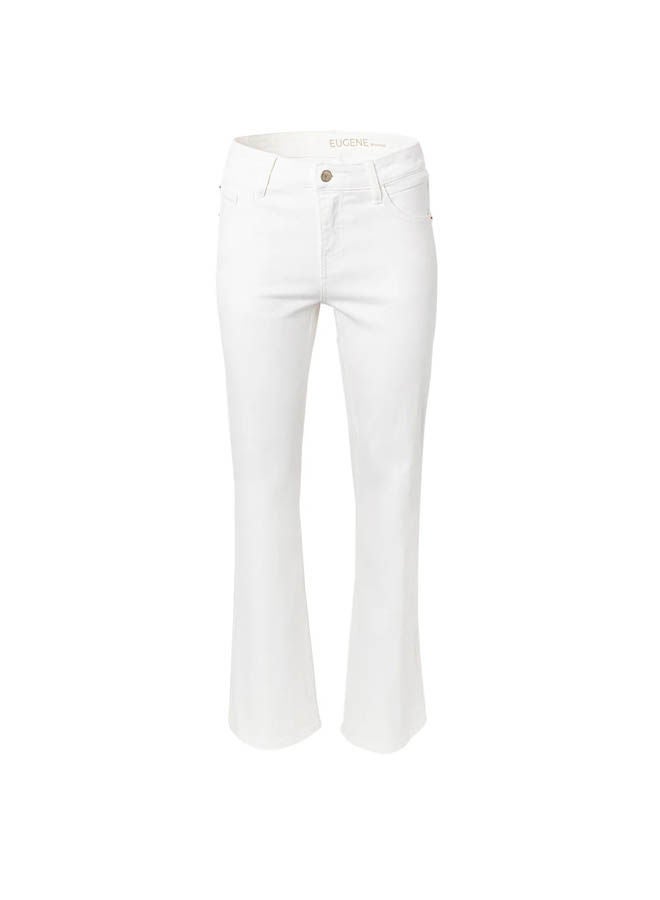 promod Eugene Flared Jeans White - Image 3