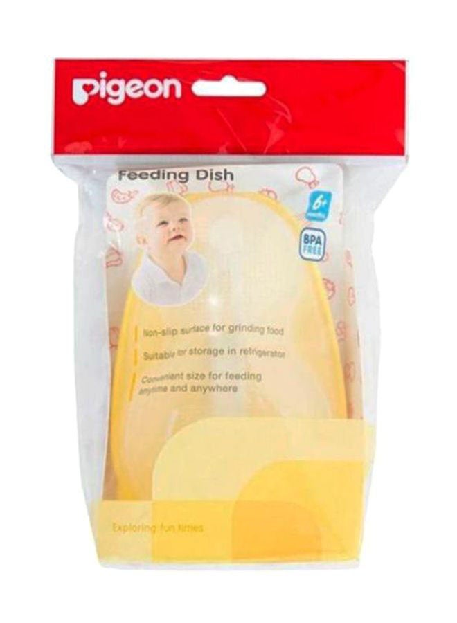 pigeon Feeding Dish With Lid And Spoon, 6+ M - Yellow/Clear - Image 5