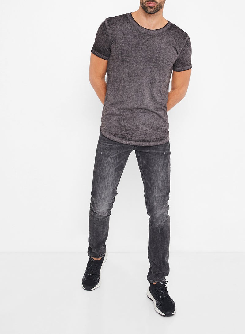 D-Struct Burnout T-Shirt Grey  - Image 2