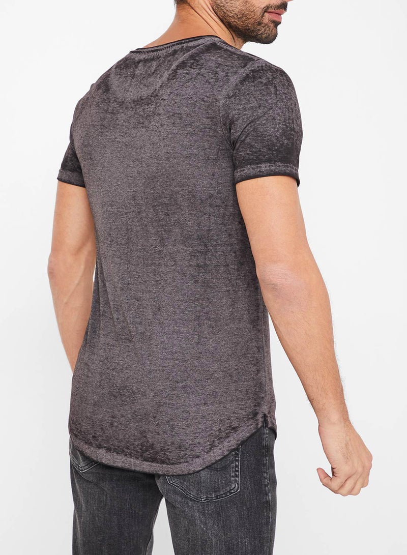 D-Struct Burnout T-Shirt Grey  - Image 3