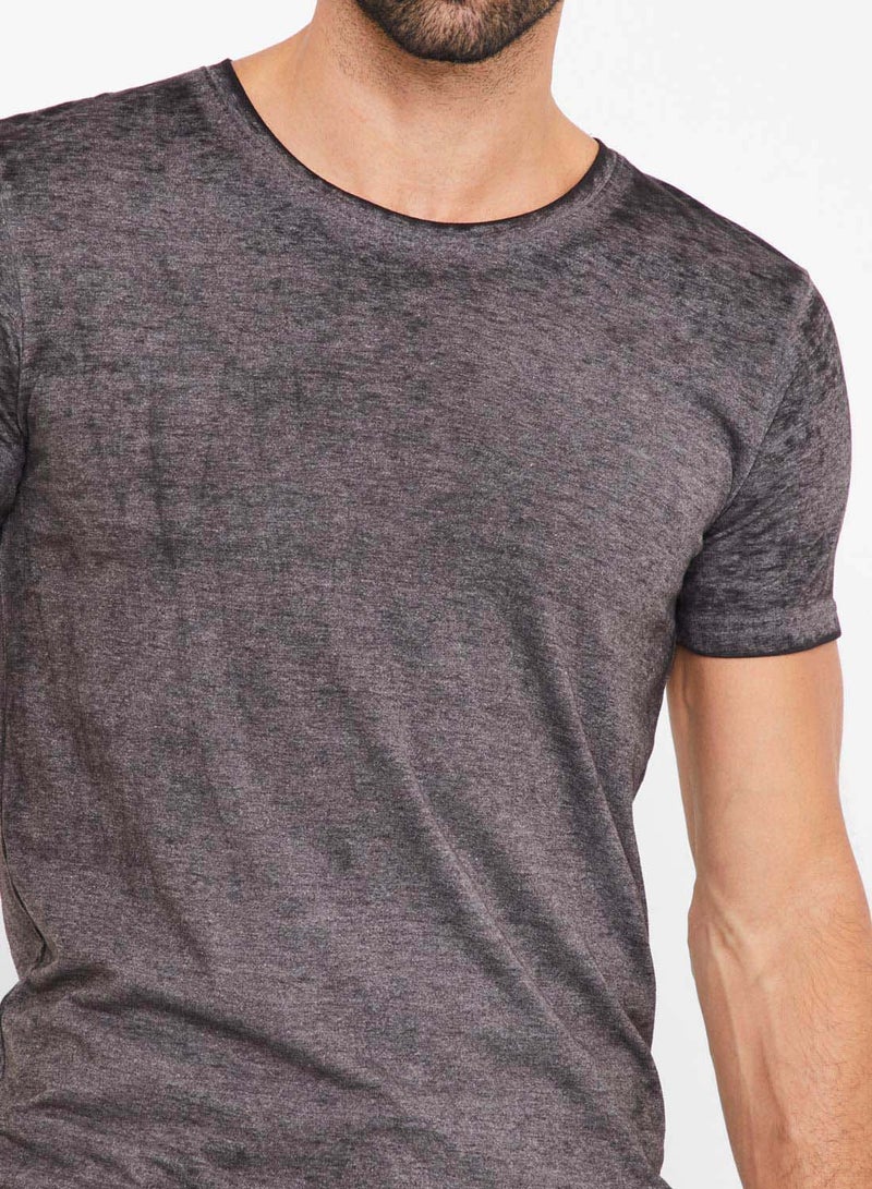 D-Struct Burnout T-Shirt Grey  - Image 4