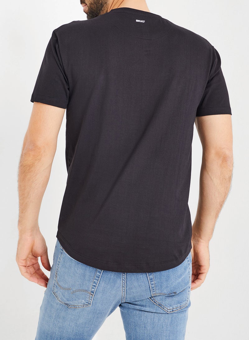 SKULT Box Graphic Print T-Shirt Black - Image 3