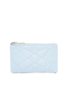 Jove Snakeskin Panel Quilted Crossbody Bag Blue  - Image 1
