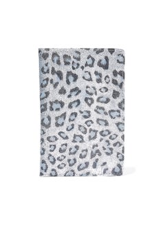 Jove Leopard Print Passport Holder Blue  - Image 1