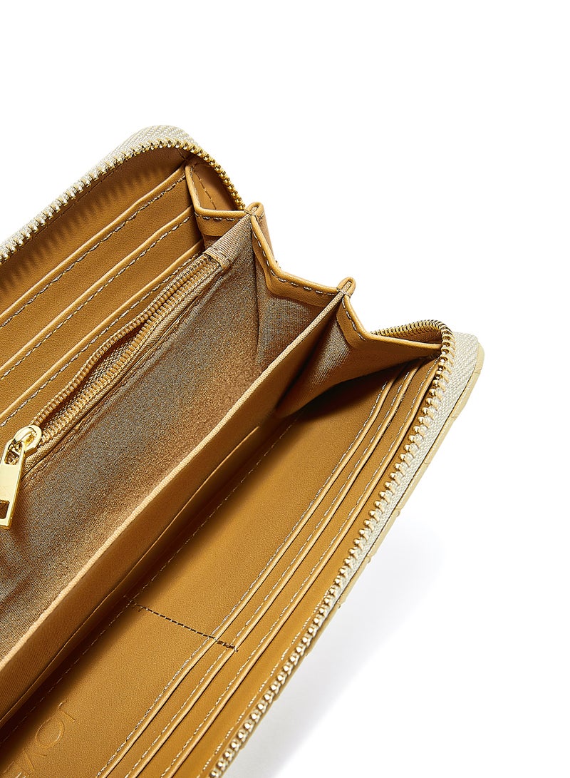 Jove Woven Long Wallet Ecru - Image 4