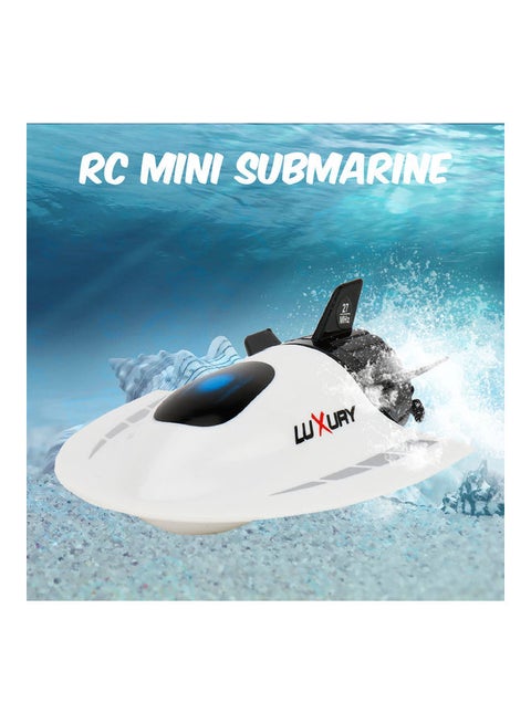 Mini RC Submarine RC Toy with Remote Control for Kids Boys 26.00 x 8.50 x 20.20cm