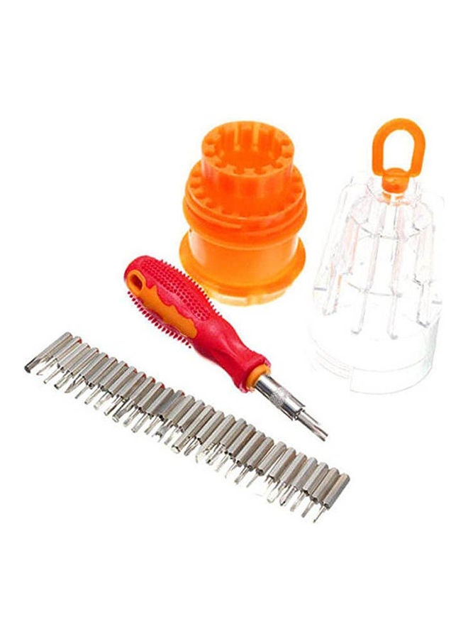 Generic Screwdriver Set 31-in-1 Precision Magnetic Mini Screwdriver Set Phone Repair Kit Torx Tools Sets Orange  - Image 2