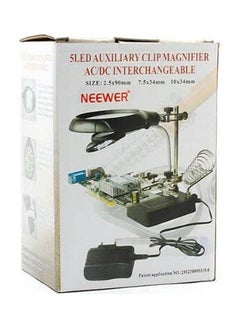 Generic Neewer Helping Hand Magnifier Jewelry Loupe Soldering Clip Multicolour  - Image 1