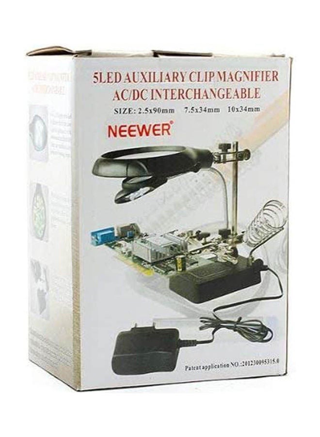 Neewer Helping Hand Magnifier Jewelry Loupe Soldering Clip Multicolour - Image 1