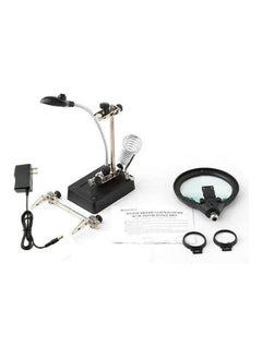 Generic Neewer Helping Hand Magnifier Jewelry Loupe Soldering Clip Multicolour  - Image 2