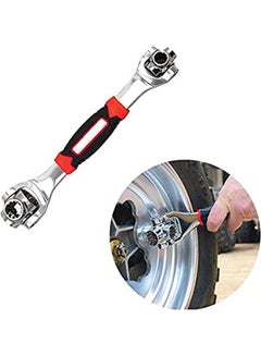 48 in 1 Tiger Wrench Multi-Function Wrenches Car Repair Tool Socket Wrench in One Socket Works with Spline Bolts Any Size Stand Multicolour