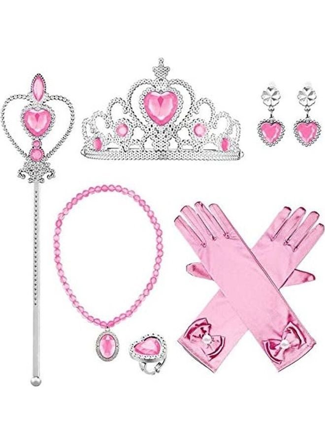 XiuWoo - Off Shoulder Long Princess Costume for Girl With Accessories 140cm - Image 1