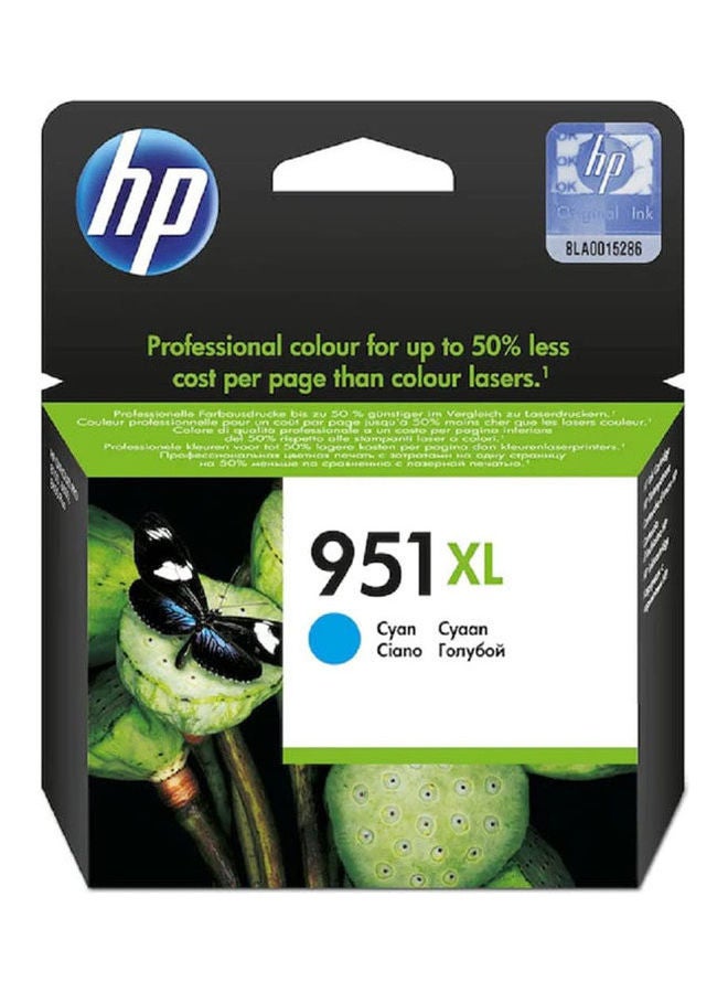HP Ink Cartridge - 951xl Cyan - Image 1