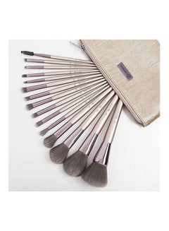 BH Cosmetics Lavish Elegance 15 Piece Brush Set With Bag Multicolour  - Image 2